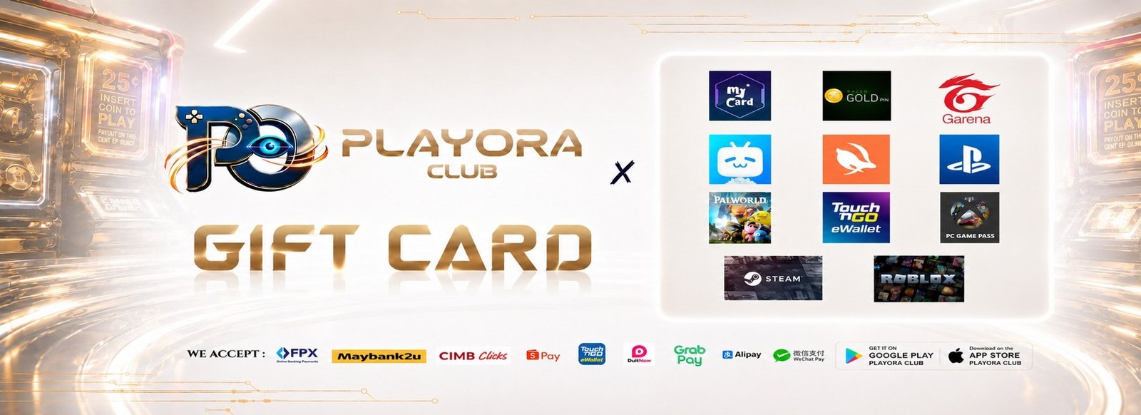 PLAYORA CLUB banner 4