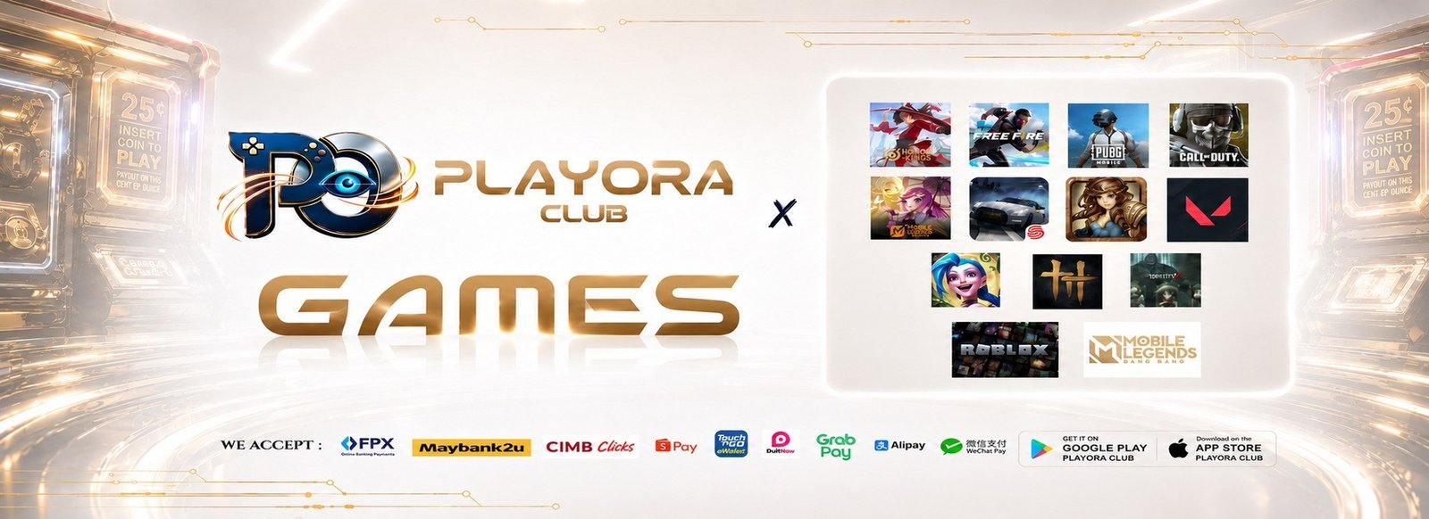 PLAYORA CLUB banner 2